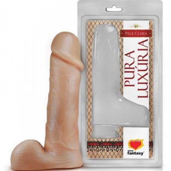 Prótese Maciça Com Escroto 18 X 4,4cm Sexy Fantasy - PA020