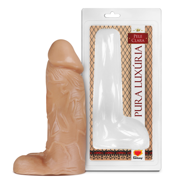 PRÓTESE MACIÇA COM ESCROTO 23,2 X 7,5CM SEXY FANTASY - PA022 PRÓTESE MACIÇA COM ESCROTO 23,2 X 7,5CM SEXY FANTASY - PA022