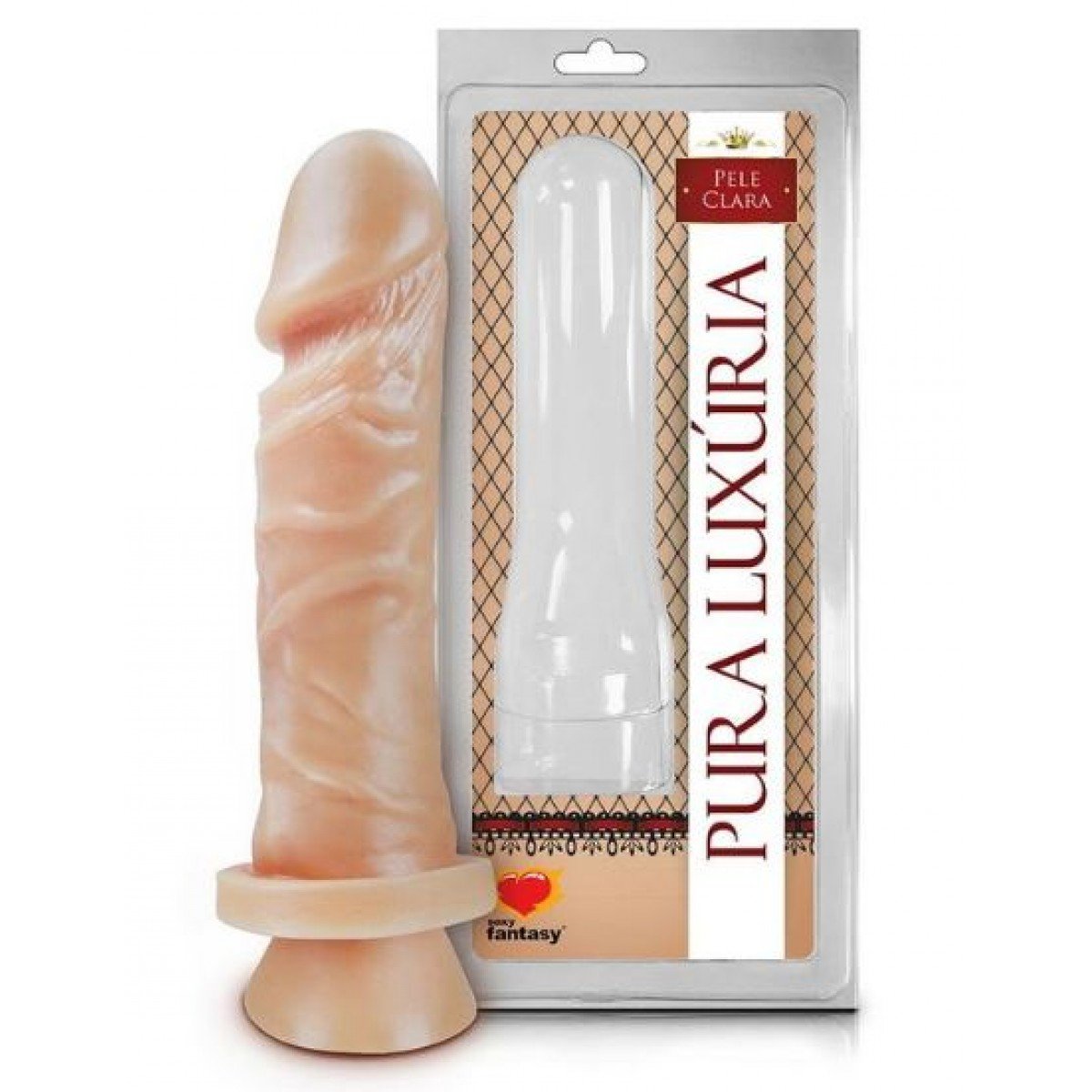 Prótese Maciça Com Ventosa 15,3 X 4 cm - Sexy Fantasy - Chamas do Prazer Sex Shop Prótese Maciça Com Ventosa 15,3 X 4 cm - Sexy Fantasy - Chamas do Prazer Sex Shop