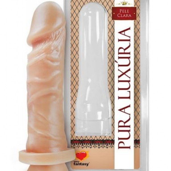 Prótese Maciça Com Ventosa 15,3 X 4 cm - Sexy Fantasy - PV001