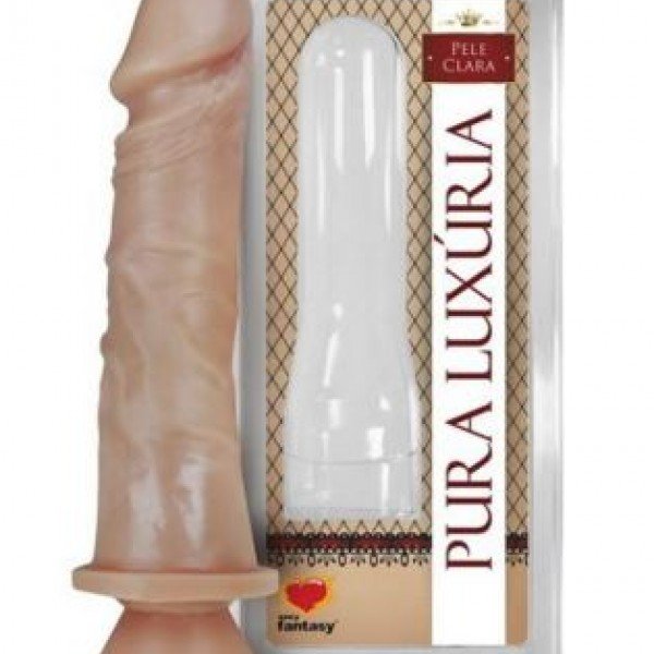 Prótese Maciça Com Ventosa 18 X 4,4cm Sexy Fantasy - PV006