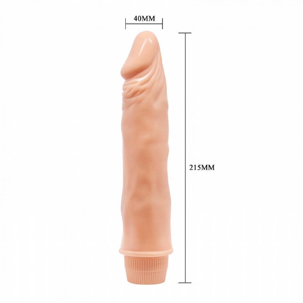 Prótese Realístico com Vibro 19 x 4,5 cm - Chamas do Prazer Sex Shop Prótese Realístico com Vibro 19 x 4,5 cm - Chamas do Prazer Sex Shop