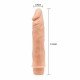 Prótese Realístico com Vibro  19 x 4,5 cm - Chamas do Prazer Sex Shop