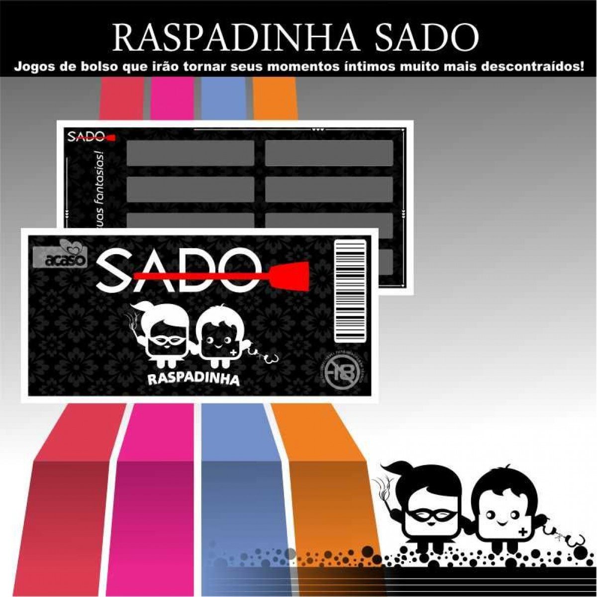 RASPADINHA SADO - UNIDADE - Chamas do Prazer Sex Shop