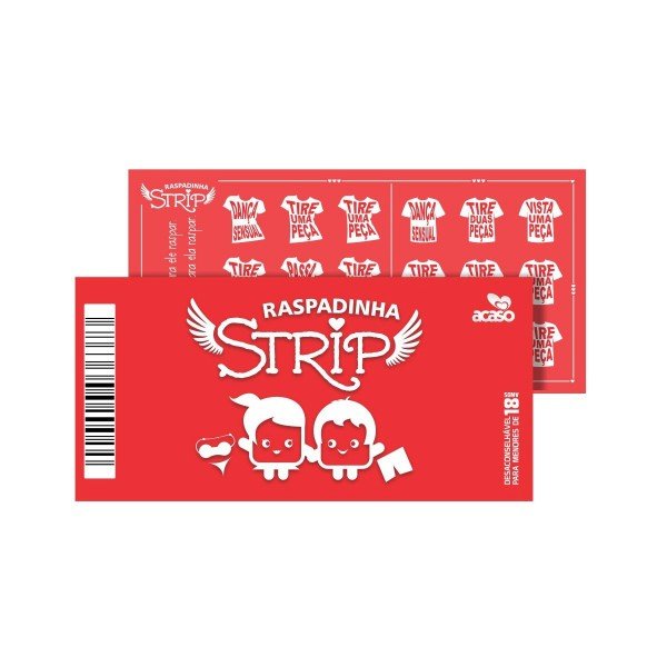 RASPADINHA UNIDADE  - STRIP RASPADINHA UNIDADE  - STRIP