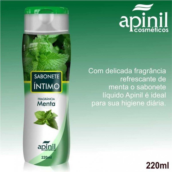 SABONETE INTIMO APINIL 220ML MENTA