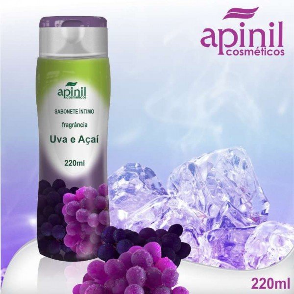 SABONETE INTIMO APINIL 220ML UVA E AÇAÍ