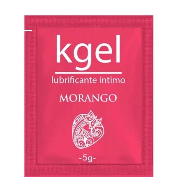 Gel Lubrificante Íntimo Sachê 5G Kgel - Morango