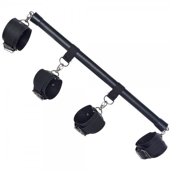 SEPARADOR BDSM BRACELETE E TORNOZELEIRA DOMINATRIX - PRETO SEPARADOR BDSM BRACELETE E TORNOZELEIRA DOMINATRIX - PRETO
