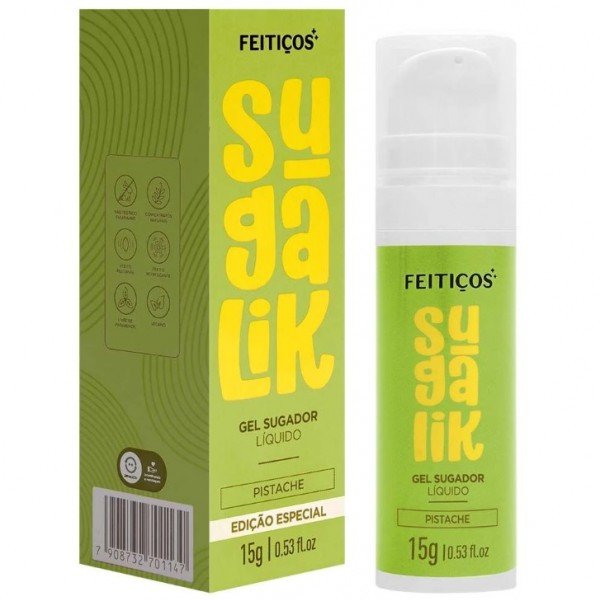 Sugalik Sugador Pulsador Líquido 15G Feitiços - Pistache