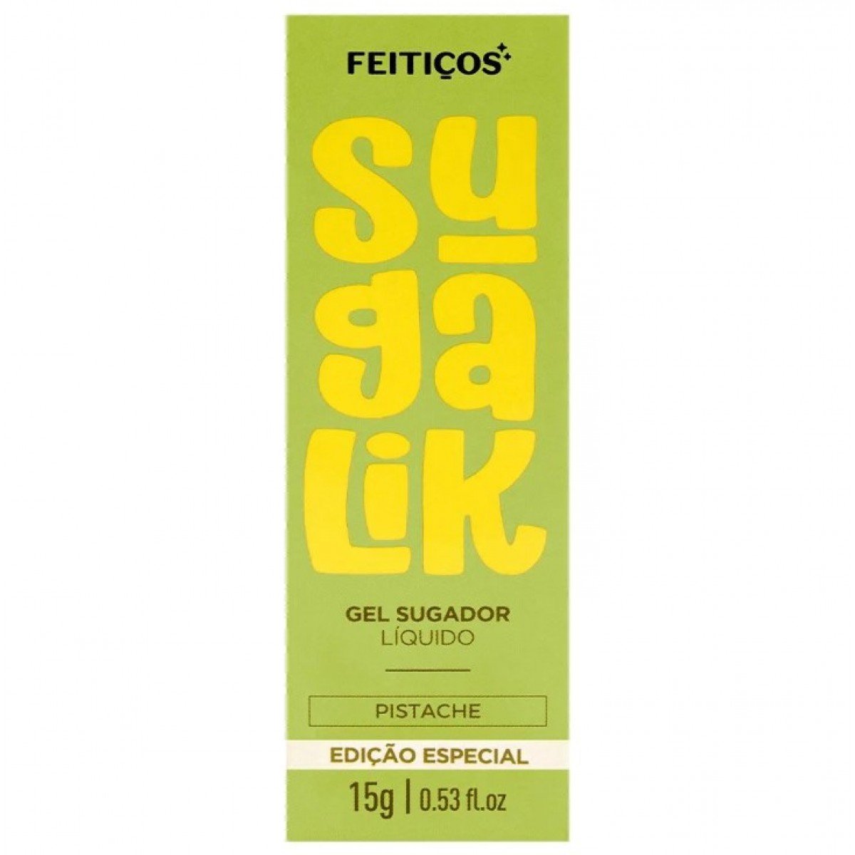 Sugalik Sugador Pulsador Líquido 15G Feitiços - Pistache Sugalik Sugador Pulsador Líquido 15G Feitiços - Pistache
