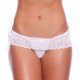 TANGA FIO DENTAL TAILANDESA MIL TOQUES - BRANCA - Chamas do Prazer Sex Shop