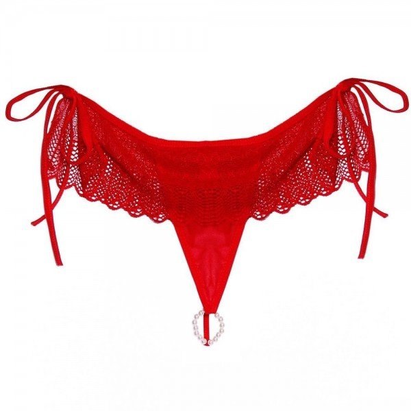 TANGA FIO DENTAL TAILANDESA MIL TOQUES - VERMELHA TANGA FIO DENTAL TAILANDESA MIL TOQUES - VERMELHA