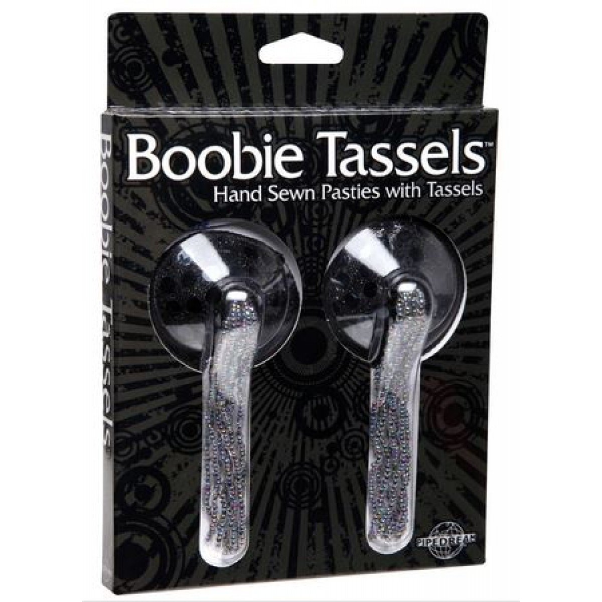 Tapa Mamilos com Lantejoulas e Franjas Boobie Tassels - Chamas do Prazer Sex Shop