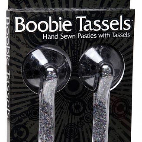 Tapa Mamilos com Lantejoulas e Franjas Boobie Tassels