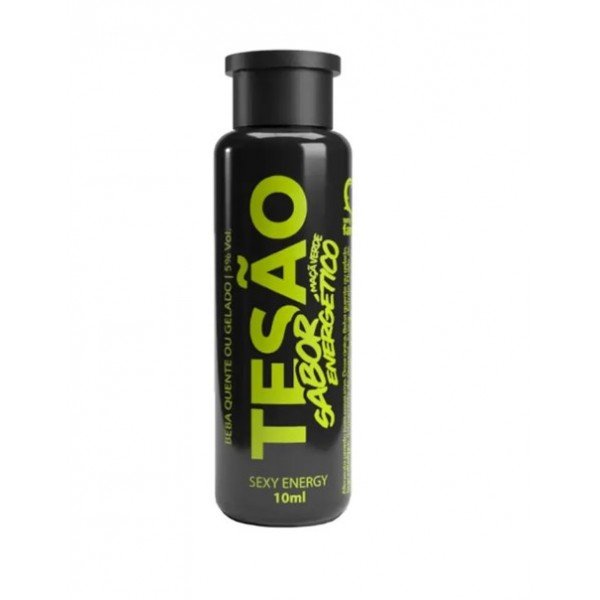 Tesão Sabor Energético Afrodisíaco Natural 10ml Sexy Fantasy - Maça Verde
