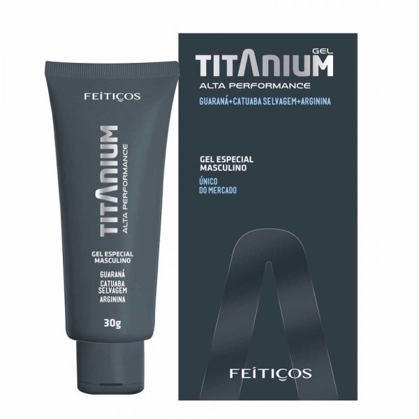 TITANIUM GEL POTENCIALIZADOR MASCULINO 30GR FEITIÇOS TITANIUM GEL POTENCIALIZADOR MASCULINO 30GR FEITIÇOS