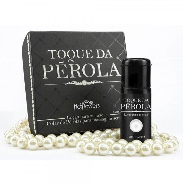 TOQUE DA PÉROLA LOÇÃO E COLAR DE PÉROLAS PARA MASSAGEM SENSUAL HOT FLOWERS TOQUE DA PÉROLA LOÇÃO E COLAR DE PÉROLAS PARA MASSAGEM SENSUAL HOT FLOWERS