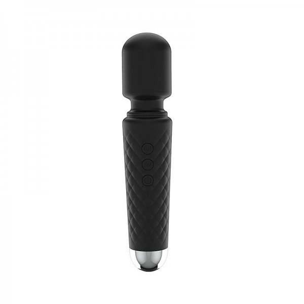 VARINHA MÁGICA VIBRADOR MASSAGEADOR SOFT TOUCH 20 VIBRAÇÕES - PRETA VARINHA MÁGICA VIBRADOR MASSAGEADOR SOFT TOUCH 20 VIBRAÇÕES - PRETA