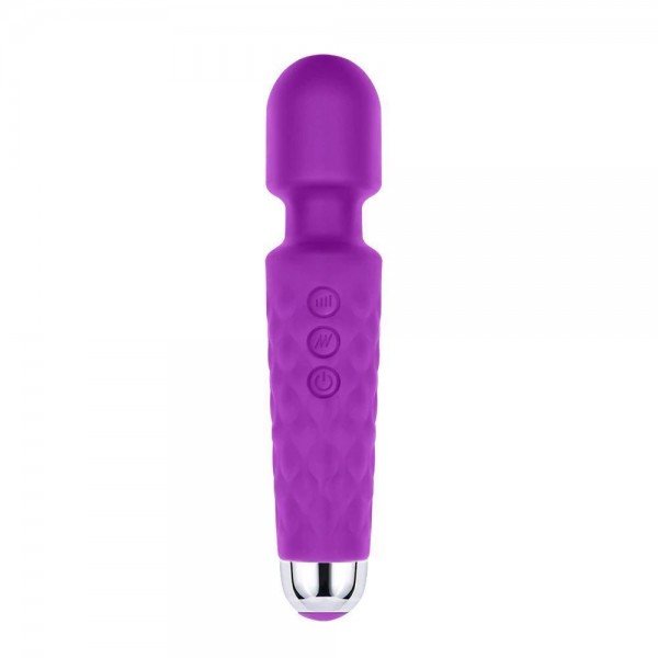 VARINHA MÁGICA VIBRADOR MASSAGEADOR SOFT TOUCH 20 VIBRAÇÕES - ROXO VARINHA MÁGICA VIBRADOR MASSAGEADOR SOFT TOUCH 20 VIBRAÇÕES - ROXO