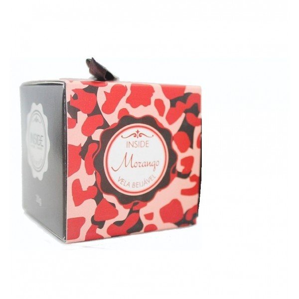 VELA BEIJÁVEL 30G INSIDE  - MORANGO VELA BEIJÁVEL 30G INSIDE  - MORANGO