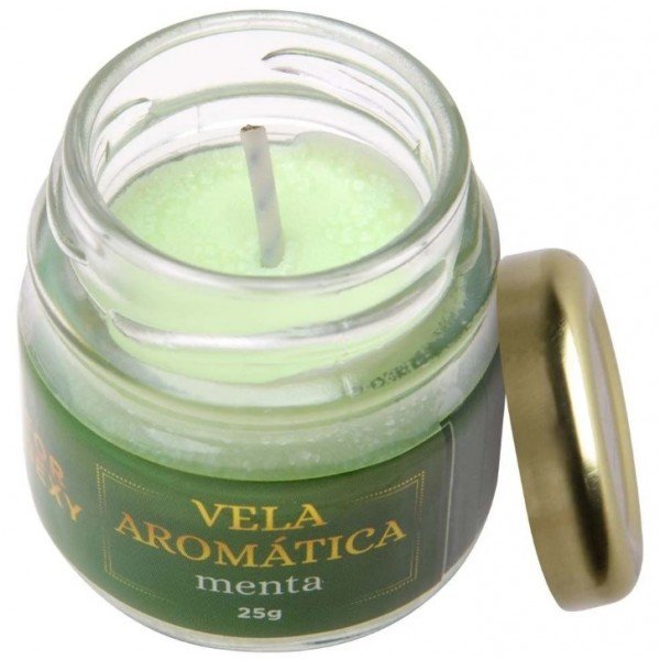Vela Aromática Massagem Beijável 25G For Sexy - MENTA  Vela Aromática Massagem Beijável 25G For Sexy - MENTA