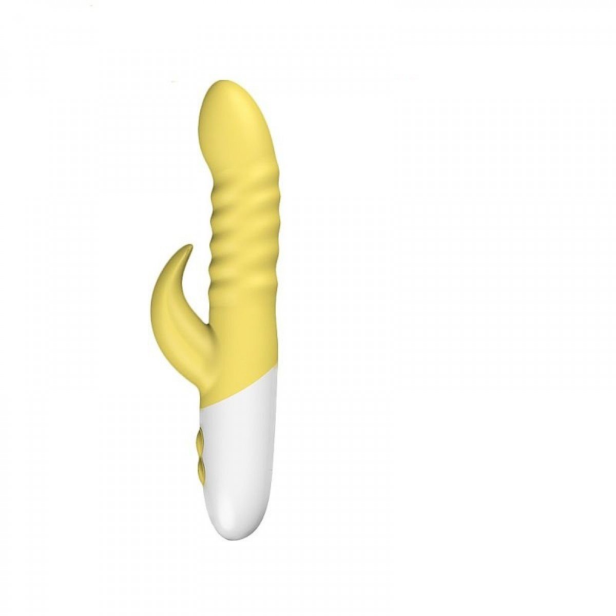 Vibrador de Ponto G e clitóris Recarregável - 10 Modos de Vibrações - Amarelo Vibrador de Ponto G e clitóris Recarregável - 10 Modos de Vibrações - Amarelo