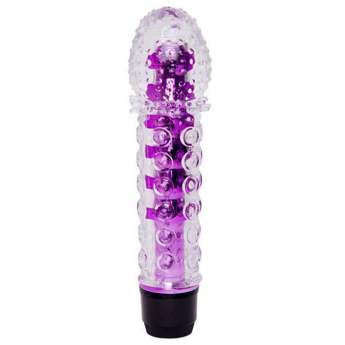 Vibrador ao estilo Personal com Capa Texturizada - Roxa - Chamas do Prazer Sex Shop