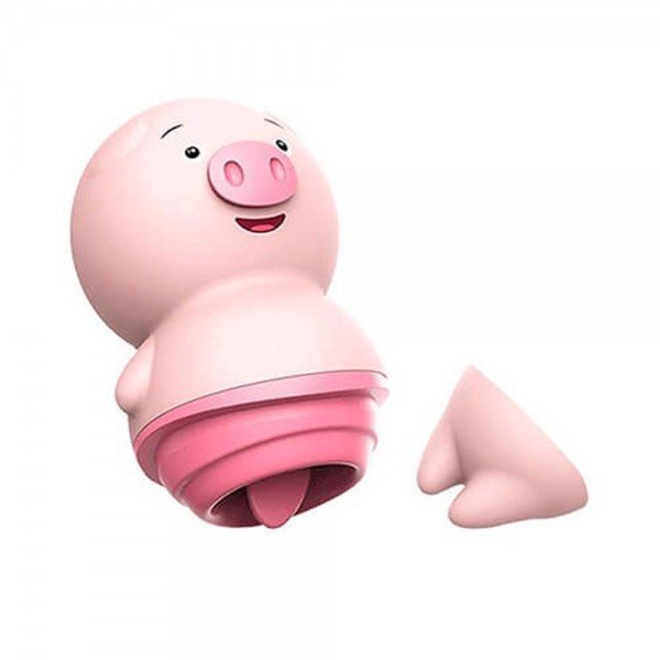 VIBRADOR CLITORIANO PORQUINHO COM LÍNGUA 6 VIBRAÇÕES VIBRADOR CLITORIANO PORQUINHO COM LÍNGUA 6 VIBRAÇÕES