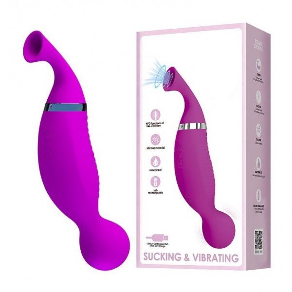 Vibrador de clitóris com Sucção - Swan