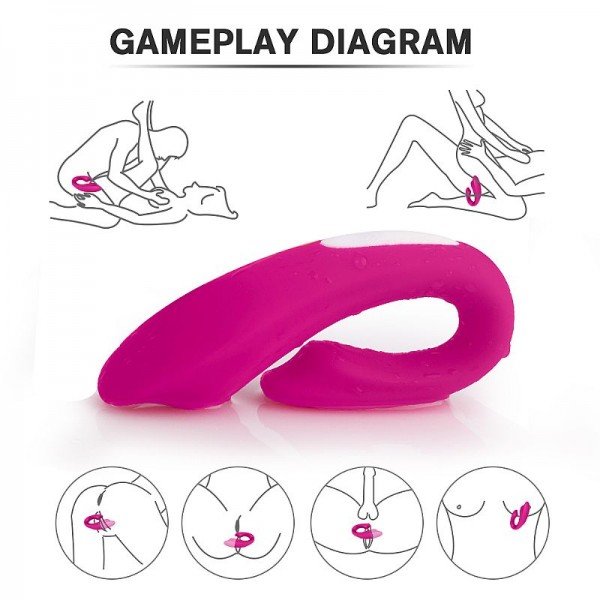 Vibrador de Casal Recarregável - Wejoy RCT - S-Hande - Pink Vibrador de Casal Recarregável - Wejoy RCT - S-Hande - Pink