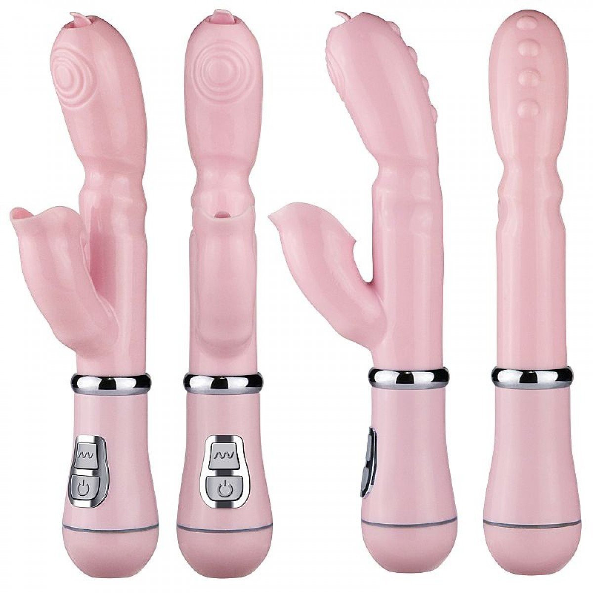 Vibrador de Ponto G e Clitóris com Língua na ponto - Sexy Import - Chamas do Prazer Sex Shop