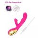 VIBRADOR DUPLO ESTIMULAÇÃO PONTO G MAGIC MASTER USB 10 VIBRAÇÕES - Chamas do Prazer Sex Shop