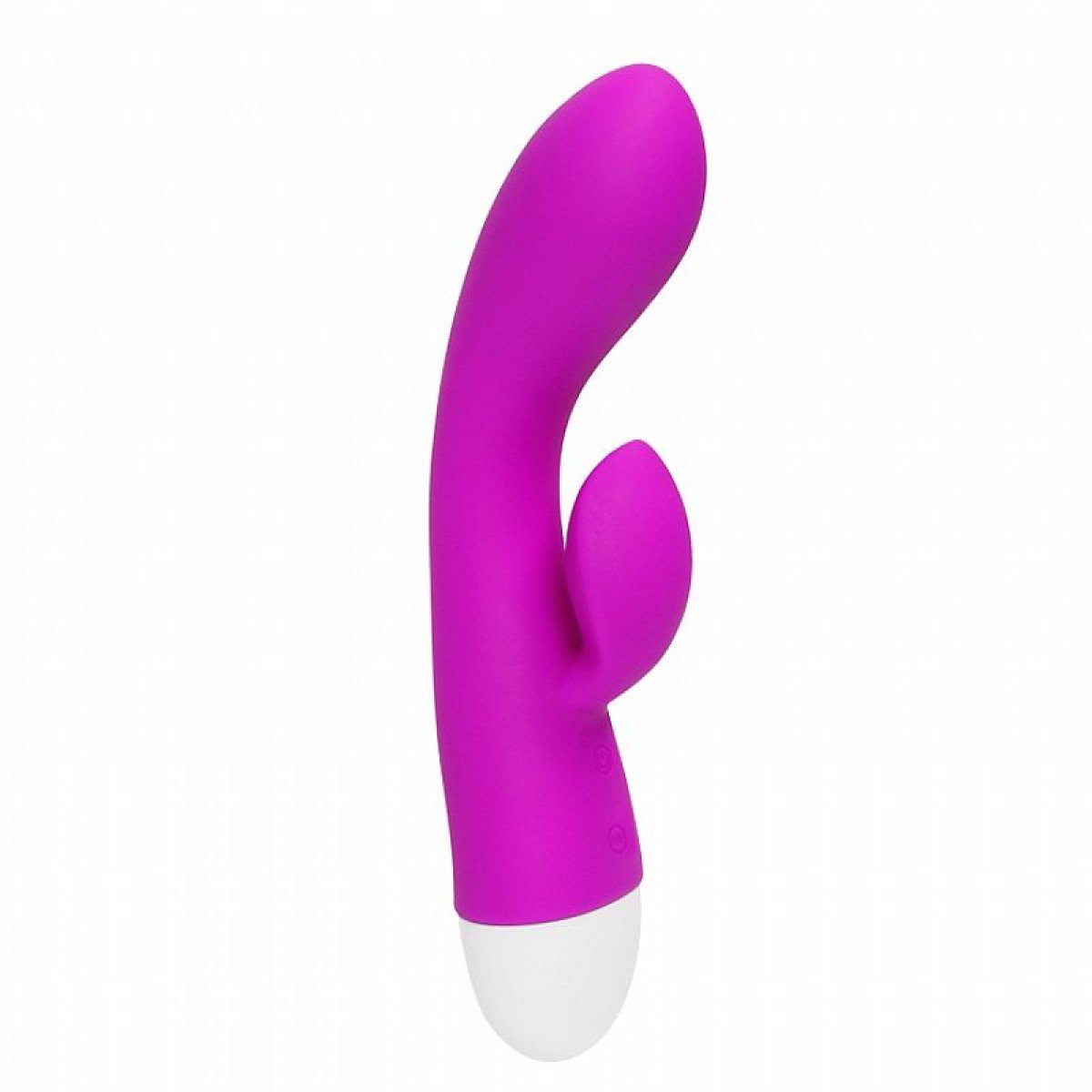 Vibrador Eli em Puro Silicone Dupla Estimulação - Pretty Love - 30 Velocidades - Recarregável - Chamas do Prazer Sex Shop