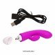 Vibrador Eli em Puro Silicone Dupla Estimulação - Pretty Love - 30 Velocidades - Recarregável - Chamas do Prazer Sex Shop