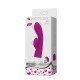 Vibrador Eli em Puro Silicone Dupla Estimulação - Pretty Love - 30 Velocidades - Recarregável - Chamas do Prazer Sex Shop