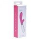 VIBRADOR EM SILICONE COM ESTIMULADOR DE CLITORIS DICK - PINK - Chamas do Prazer Sex Shop