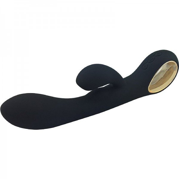 Vibrador Lealso Entice - 10 Níveis de Vibrações Recarregável USB - Preto