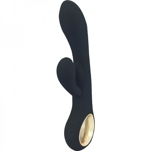 Vibrador Lealso Entice - 10 Níveis de Vibrações Recarregável USB - Preto