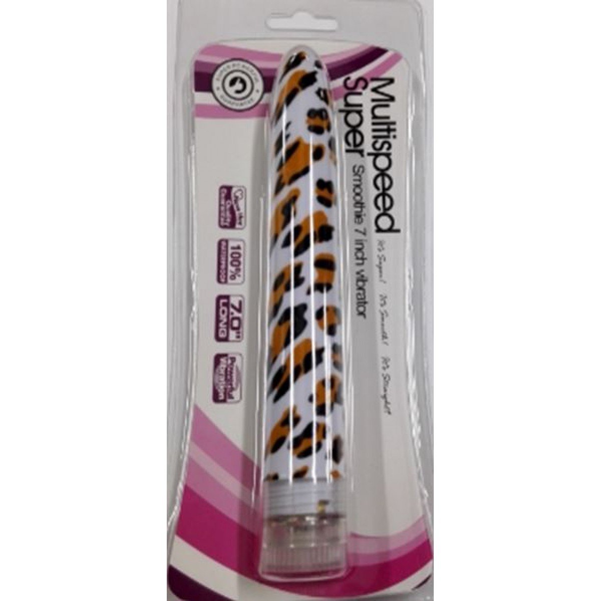 VIBRADOR PERSONAL MULTIVELOCIDADE A PROVA DE ÁGUA TIGRE - 18CM - Chamas do Prazer Sex Shop VIBRADOR PERSONAL MULTIVELOCIDADE A PROVA DE ÁGUA TIGRE - 18CM - Chamas do Prazer Sex Shop