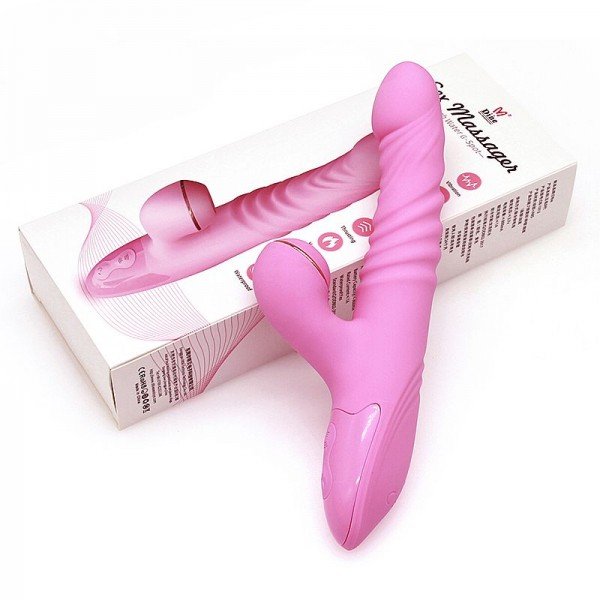 Vibrador de Ponto G e clitóris com Pulsação - Vai e Vem - SI 