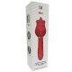 Vibrador de Ponto G e Clitóris / Rosa com Língua - Kira - Vermelho Vibrador de Ponto G e Clitóris / Rosa com Língua - Kira - Vermelho