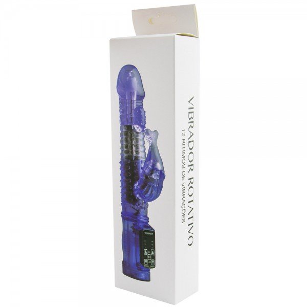 VIBRADOR ROTATIVO PONTO G 12 VIBRAÇÕES CIA IMPORT - ROXO VIBRADOR ROTATIVO PONTO G 12 VIBRAÇÕES CIA IMPORT - ROXO