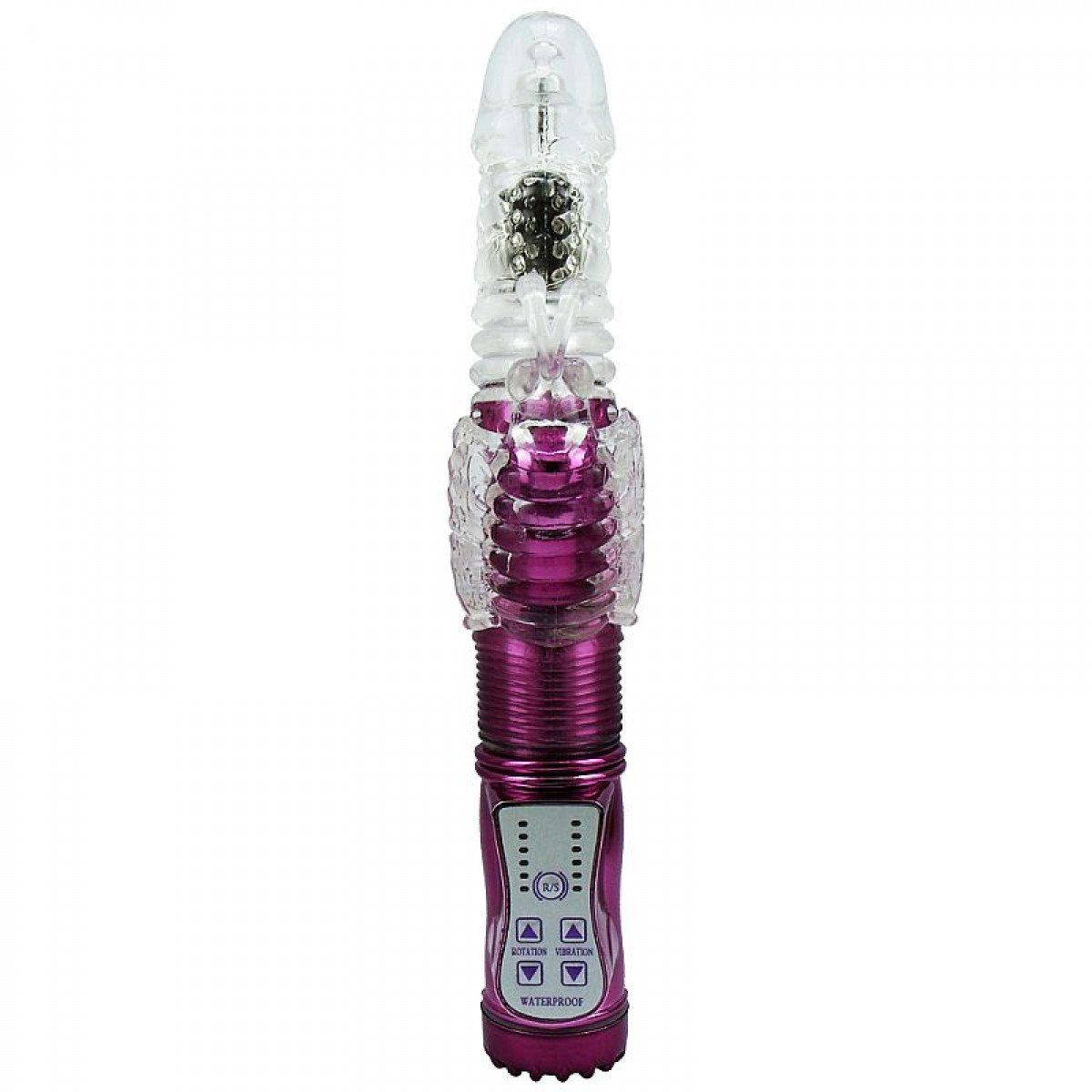 Vibrador Rotativo RECARREGÁVEL Vai e Vem 36 Níveis de Vibrações e 8 Rotações - ROXO - Chamas do Prazer Sex Shop Vibrador Rotativo RECARREGÁVEL Vai e Vem 36 Níveis de Vibrações e 8 Rotações - ROXO - Chamas do Prazer Sex Shop