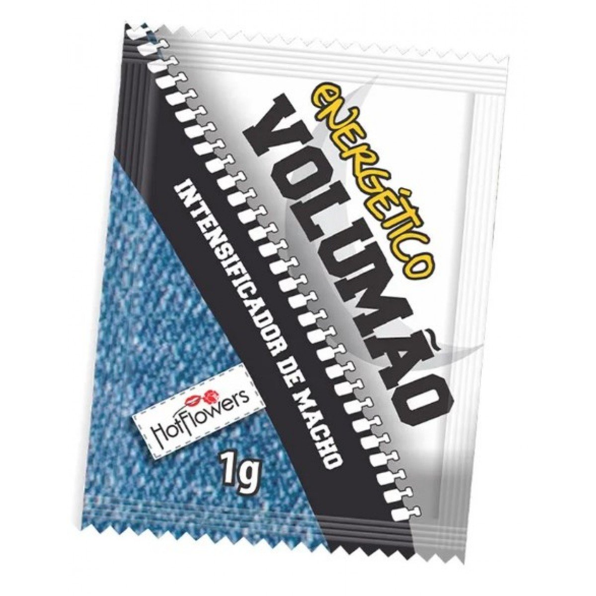 Energético Volumão Excitante Masculino 1g Hot Flowers Energético Volumão Excitante Masculino 1g Hot Flowers